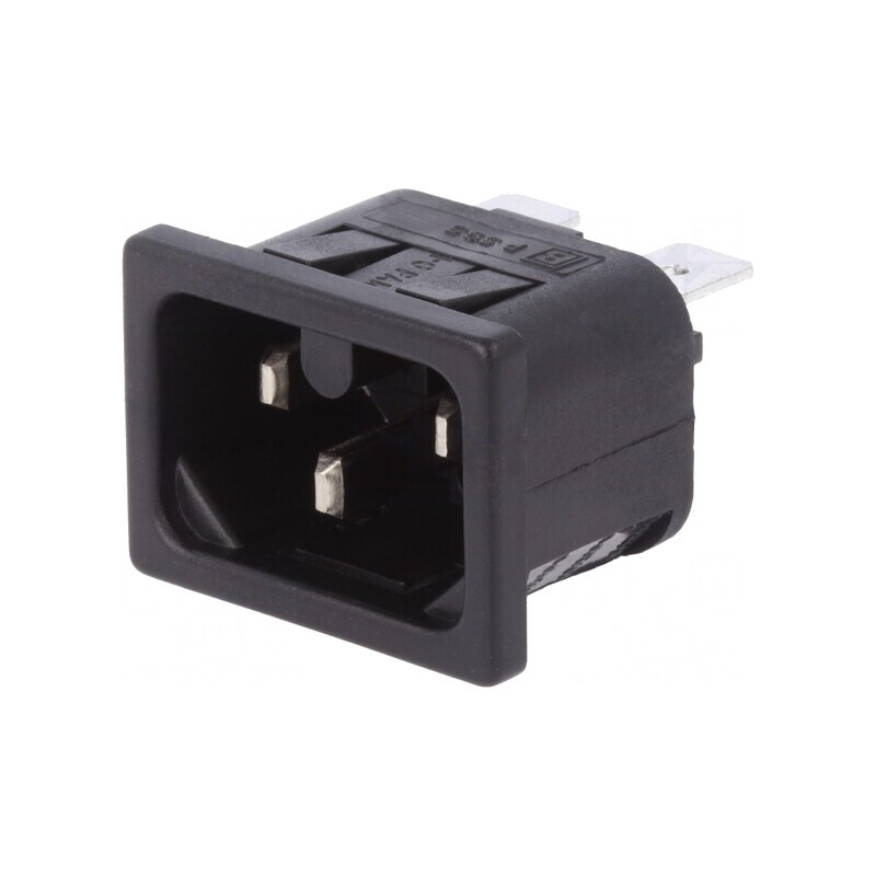 Conector Alimentare AC Soclu Tată 10A 250V IEC 60320 | Electronic-mag.ro | Componente Electronice Conector Alimentare AC Soclu Tată 10A 250V IEC 60320 | Electronic-mag.ro | Componente Electronice