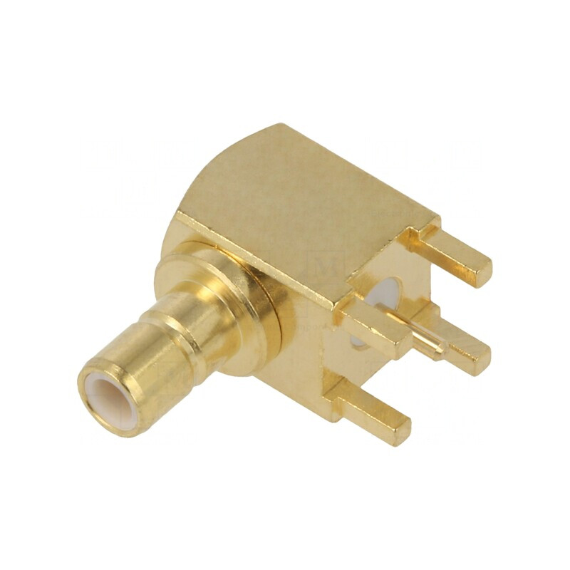 Soclu SMB mamă unghi 90° THT PCB aurit | Electronic-mag.ro | Componente Electronice Soclu SMB mamă unghi 90° THT PCB aurit | Electronic-mag.ro | Componente Electronice