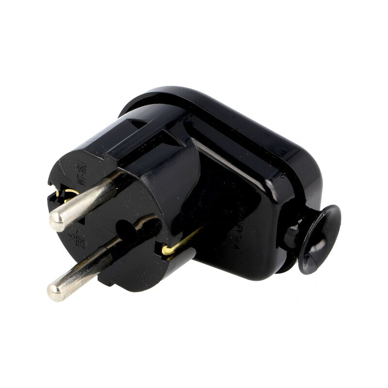 Conector Alimentare AC 230VAC 16A Negru | Electronic-mag.ro | Componente Electronice