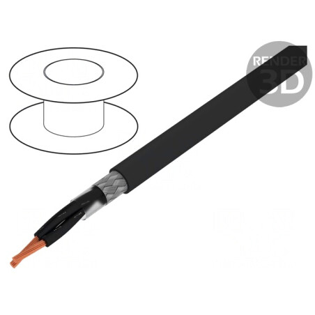 Cablu ÖLFLEX Classic 115 CY PVC Negru 2x0,75mm2 | Electronic-mag.ro | Componente Electronice