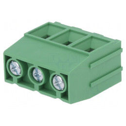 Conector PCB 90° 3 Piste 10.16mm | Electronic-mag.ro | Componente Electronice