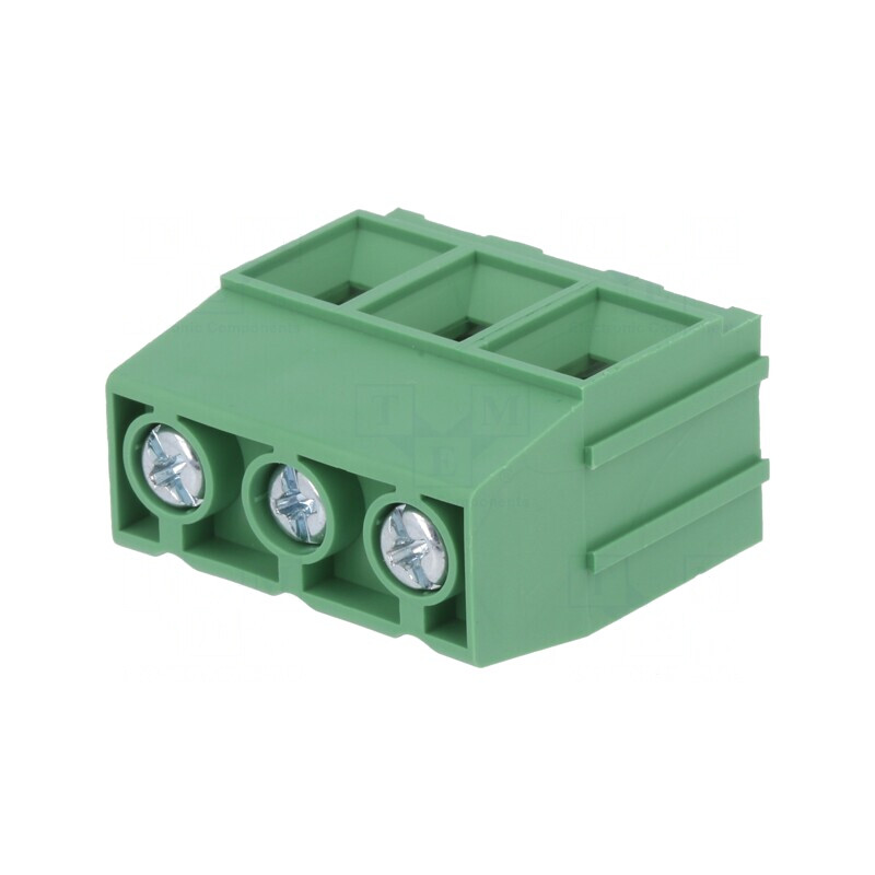 Conector PCB 90° 3 Piste 10.16mm | Electronic-mag.ro | Componente Electronice