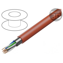 Cablu: cablu de control; YnTKSYekw; 4x2x0,8mm; Izolaţie: PVC; 150V