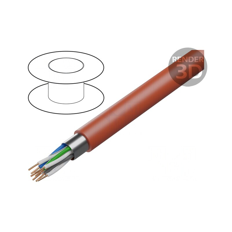 Cablu de Control YnTKSYekw 4x2x0,8mm PVC 150V