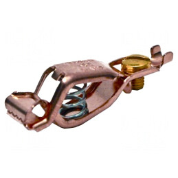 Bornă crocodil 10A 7,9mm | Electronic-mag.ro | Componente Electronice