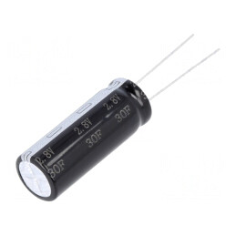 Supercondensator 30F 2.8V Ø12.5x34mm 35mΩ | Electronic-mag.ro | Componente Electronice