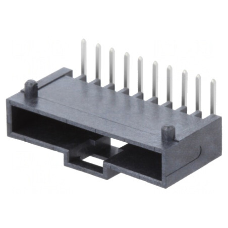 Soclu PCB-cablu Milli-Grid 2mm 10 PIN THT 2,5A | Electronic-mag.ro | Componente Electronice