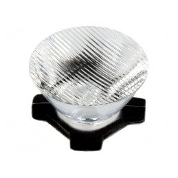 Lentilă LED Rotundă Transparentă 8/55° 21,1mm 21,6mm