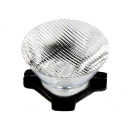 Lentilă LED Rotundă Transparentă 8/55° 21,1mm 21,6mm | Electronic-mag.ro | Componente Electronice