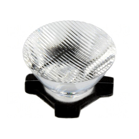 Lentilă LED Rotundă Transparentă 8/55° 21,1mm 21,6mm | Electronic-mag.ro | Componente Electronice