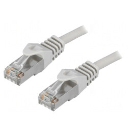 Patch Cord F/UTP Cat5e 3m Gri Ecranat | Electronic-mag.ro | Componente Electronice