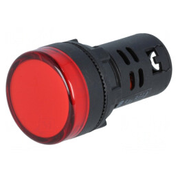 Lumină de control LED 230V Ø22.5mm 22mm L22 | Electronic-mag.ro | Componente Electronice