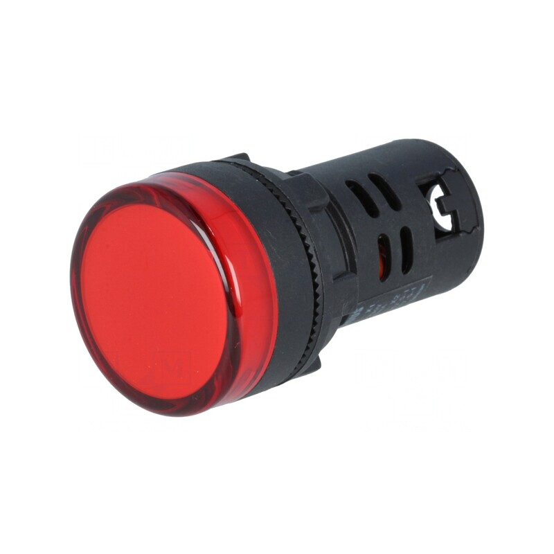 Lumină de control LED 230V Ø22.5mm 22mm L22 | Electronic-mag.ro | Componente Electronice