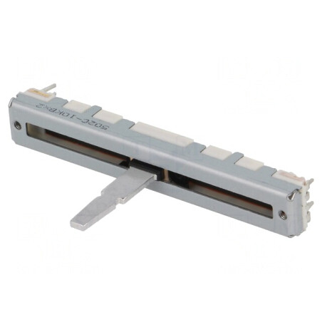 Potentiometru Glisant 10kΩ 125mW THT Linear Metal | Electronic-mag.ro | Componente Electronice
