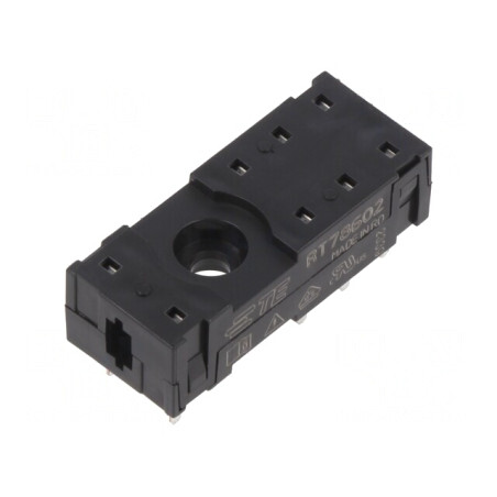 Stativ PIN 8 16A 240VAC PCB THT Pini Rotunzi | Electronic-mag.ro | Componente Electronice