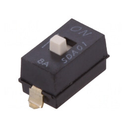 Comutator DIP-SWITCH 1 Secțiune OFF-ON 0,025A 24VDC | Electronic-mag.ro | Componente Electronice