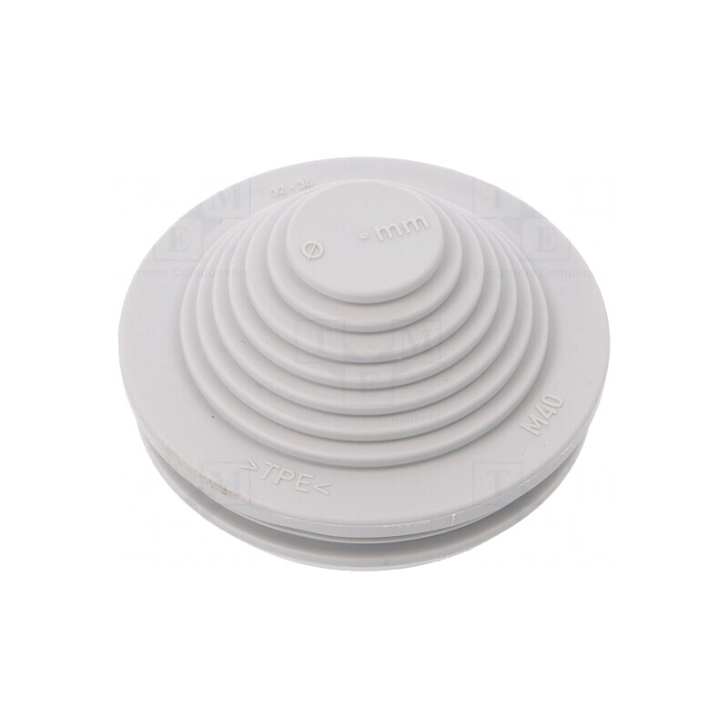 Manșon Elastomer Termoplastic TPE Gri pentru Panouri 1,5-4,5mm | Electronic-mag.ro | Componente Electronice