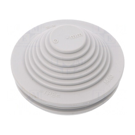 Manșon Elastomer Termoplastic TPE Gri pentru Panouri 1,5-4,5mm | Electronic-mag.ro | Componente Electronice