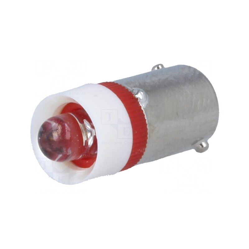 Lampă LED roşie 24V BA9S | Electronic-mag.ro | Componente Electronice