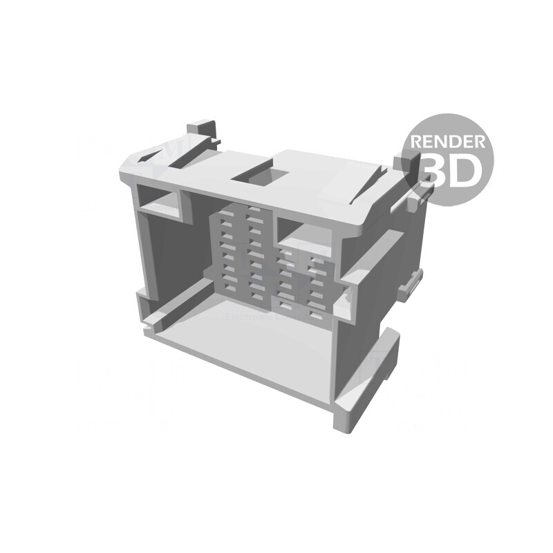 Conector Auto JPT MCP 2.8 Tată Mufă pe Cablu 15 PIN | Electronic-mag.ro | Componente Electronice