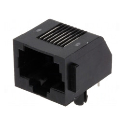 Soclu RJ45 8p8c pentru PCB THT | Electronic-mag.ro | Componente Electronice