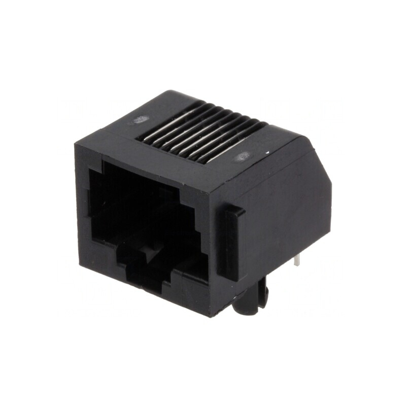 Soclu RJ45 8p8c pentru PCB THT | Electronic-mag.ro | Componente Electronice