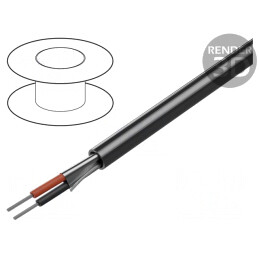 Cablu RS232 ecranat 1x2x24AWG PVC | Electronic-mag.ro | Componente Electronice