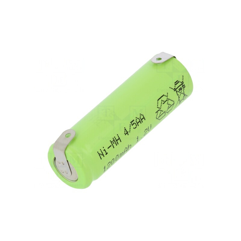 Baterie reîncărcabilă Ni-MH 1,2V 1200mAh cu terminale pentru lipire | Electronic-mag.ro | Componente Electronice