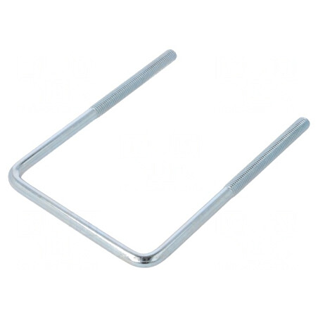 Bridă tip "U" oțel zinc 70mm x 89mm | Electronic-mag.ro | Componente Electronice