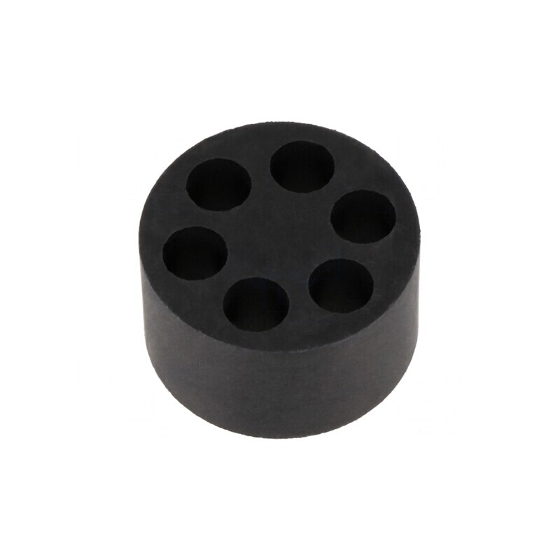 Insert Presetupă 6mm M32 IP68 Cauciuc NBR 6 Orificii | Electronic-mag.ro | Componente Electronice