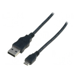 Cablu USB 2.0 A la Micro B Nichelat 1,8m | Electronic-mag.ro | Componente Electronice