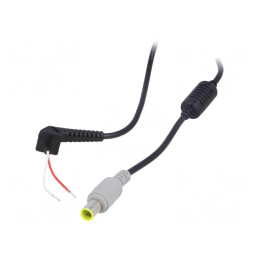 Cablu Alimentare DC Negru 1.2m 3x0.5mm2 | Electronic-mag.ro | Componente Electronice