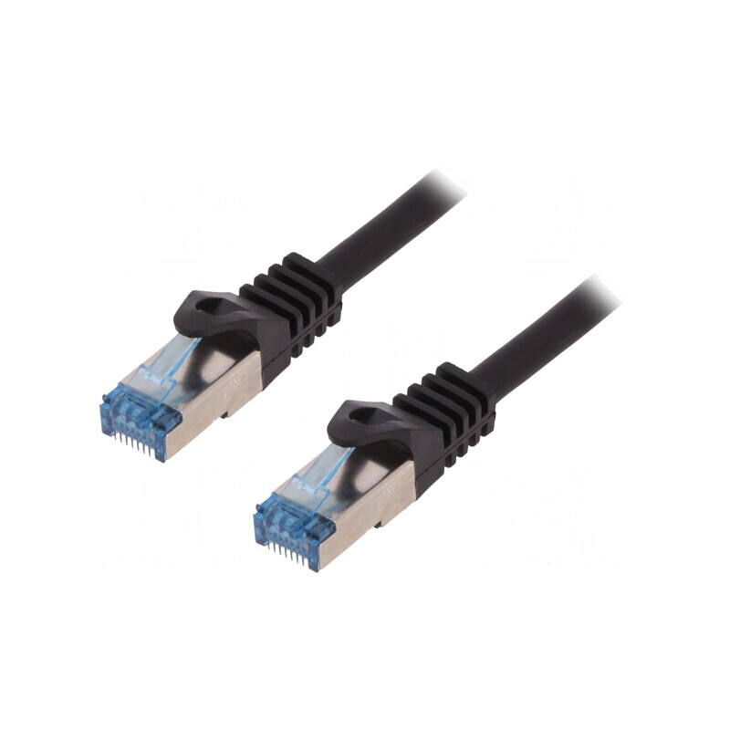 Patch cord S/FTP 6a Cu LSZH negru 0.5m 26AWG | Electronic-mag.ro | Componente Electronice Patch cord S/FTP 6a Cu LSZH negru 0.5m 26AWG | Electronic-mag.ro | Componente Electronice