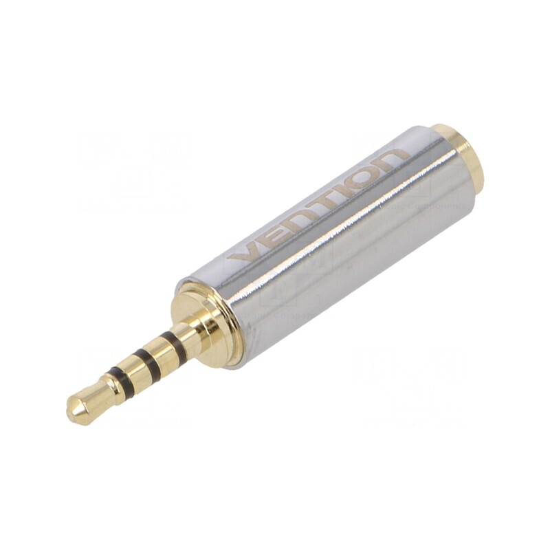 Adaptor Jack 2,5mm la 3,5mm Aurit 4 Pin | Electronic-mag.ro | Componente Electronice