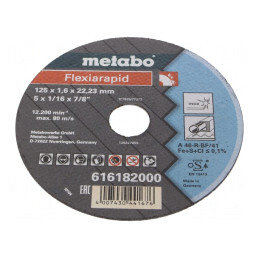 Disc de tăiere 125mm 22,23mm 1,6mm | Electronic-mag.ro | Componente Electronice