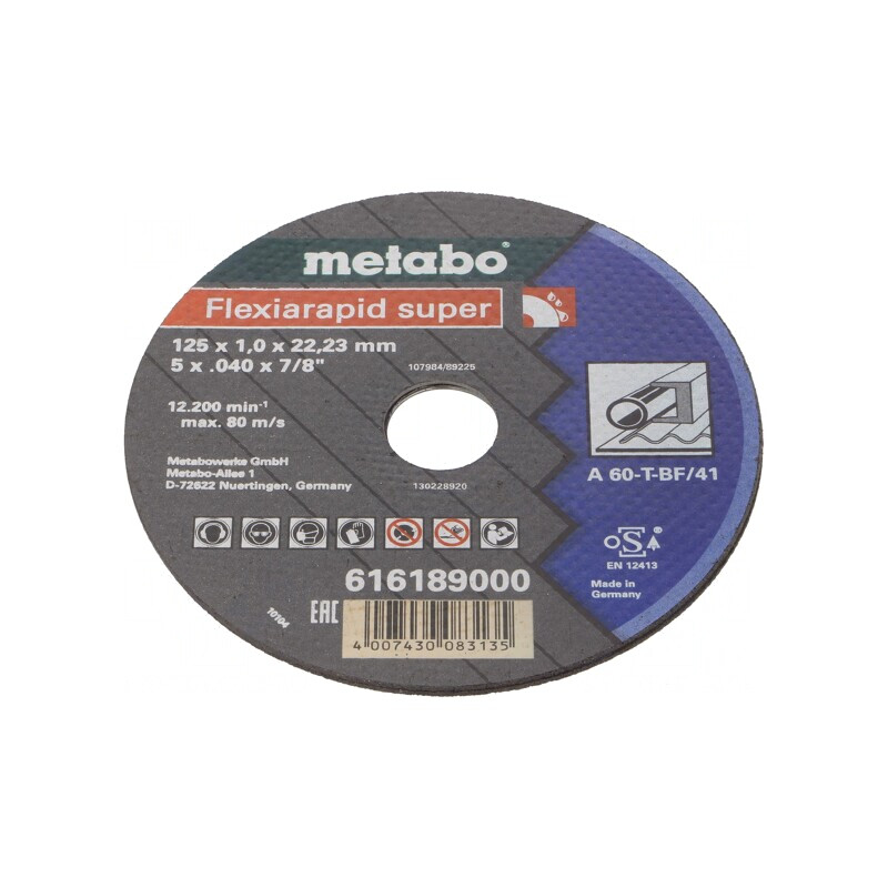 Disc de tăiere oțel 125mm 1mm grosime | Electronic-mag.ro | Componente Electronice