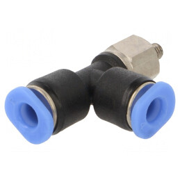 Racord Push-In T cu Ramificație și Filet M3 - 0,95-10bar | Electronic-mag.ro | Componente Electronice