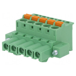 Regletă de Conexiuni Deconectabilă 5 Piste 5,08mm Mufă Mamă | Electronic-mag.ro | Componente Electronice