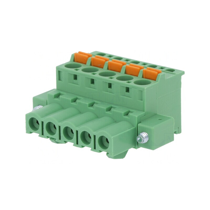 Regletă de Conexiuni Deconectabilă 5 Piste 5,08mm Mufă Mamă | Electronic-mag.ro | Componente Electronice