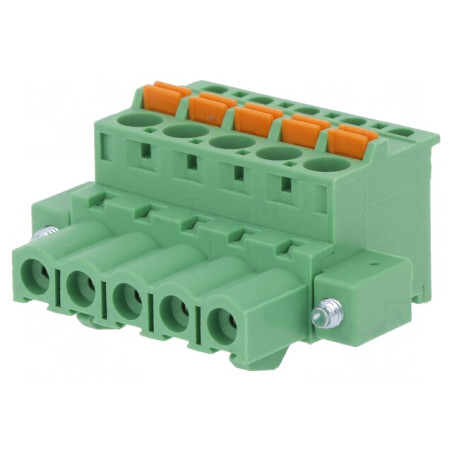 Regletă de Conexiuni Deconectabilă 5 Piste 5,08mm Mufă Mamă | Electronic-mag.ro | Componente Electronice