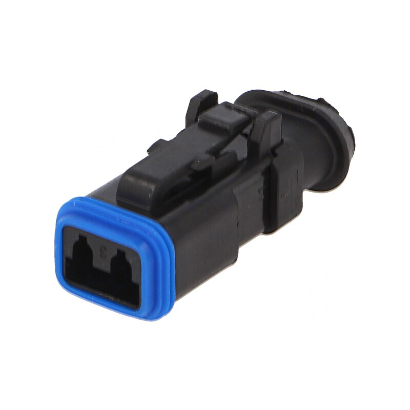 Conector cablu-cablu PX0 mufă 2 pini neagră | Electronic-mag.ro | Componente Electronice