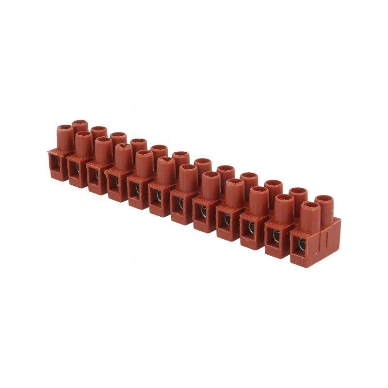 Regletă de conexiuni terminal 2.5mm2 250V 12 piste | Electronic-mag.ro | Componente Electronice Regletă de conexiuni terminal 2.5mm2 250V 12 piste | Electronic-mag.ro | Componente Electronice