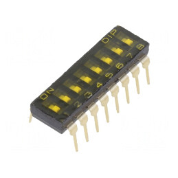 Comutator DIP-SWITCH 2 Pini 24V 0.025A | Electronic-mag.ro | Componente Electronice