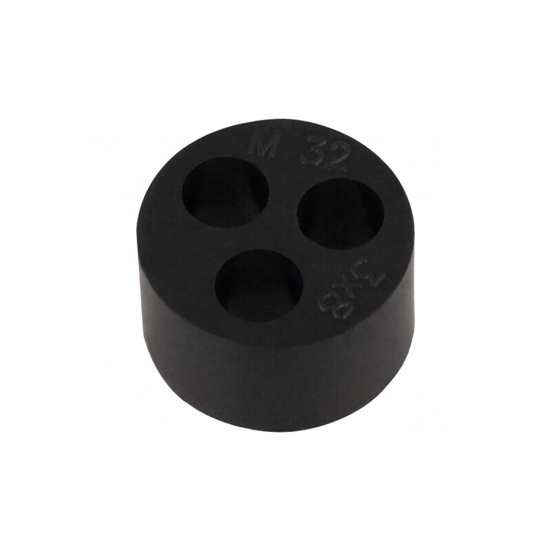 Insert Presetupă 8mm M32 IP68 Cauciuc NBR 3 Orificii | Electronic-mag.ro | Componente Electronice
