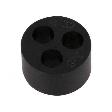 Insert Presetupă 8mm M32 IP68 Cauciuc NBR 3 Orificii | Electronic-mag.ro | Componente Electronice