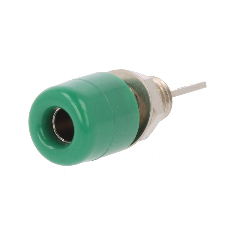 Soclu Banană 4mm Verde Panou 32A 33VAC 70VDC | Electronic-mag.ro | Componente Electronice Soclu Banană 4mm Verde Panou 32A 33VAC 70VDC | Electronic-mag.ro | Componente Electronice