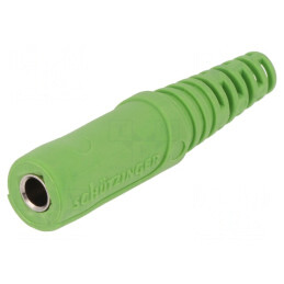 Soclu Banană Verde Nichelat 4mm 32A 70VDC | Electronic-mag.ro | Componente Electronice