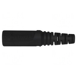 Soclu Banană 4mm 32A Negru Nichelat | Electronic-mag.ro | Componente Electronice