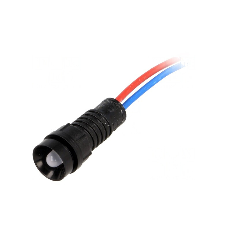 Lumină LED de Control Albastră 12V Ø11mm IP40 | Electronic-mag.ro | Componente Electronice