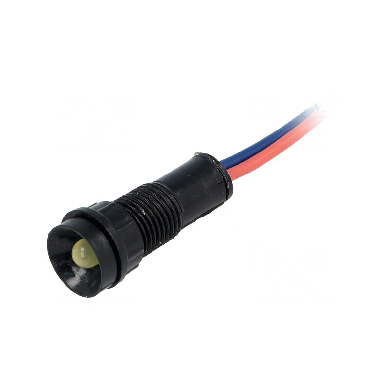 Lampă de control LED galbenă 12V Ø11mm IP40 | Electronic-mag.ro | Componente Electronice